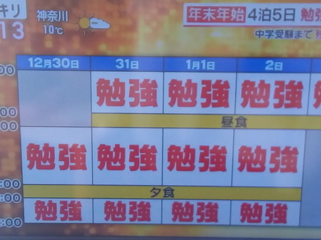 1 14放送分ジャガー横田さん息子さん中学受験 最後の追い込み 正月特訓の驚きの中身とは 会計士ママのお金の使い方